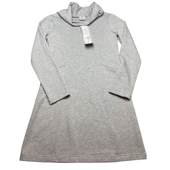 NWT Florence Eiseman Polka Dot Sweatshirt Dress w/ Pockets Size 14 - Picture 1 of 5